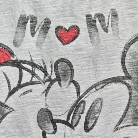 Fresh Disney Store Ladies Mickey & Minnie Mouse Kiss White Tee L: Mode Let's Go! - Picture 4 of 13